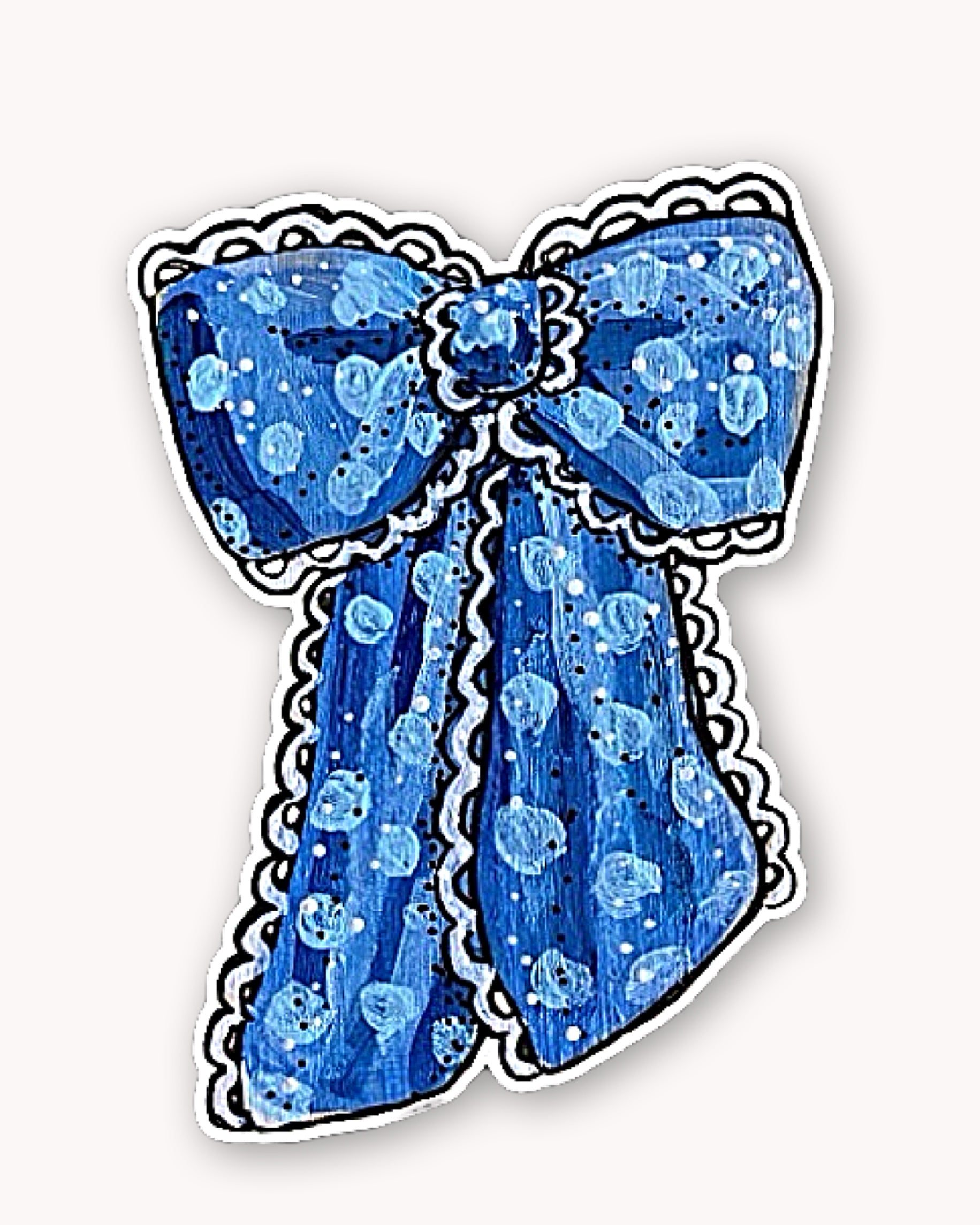 Blue Ribbon Sticker