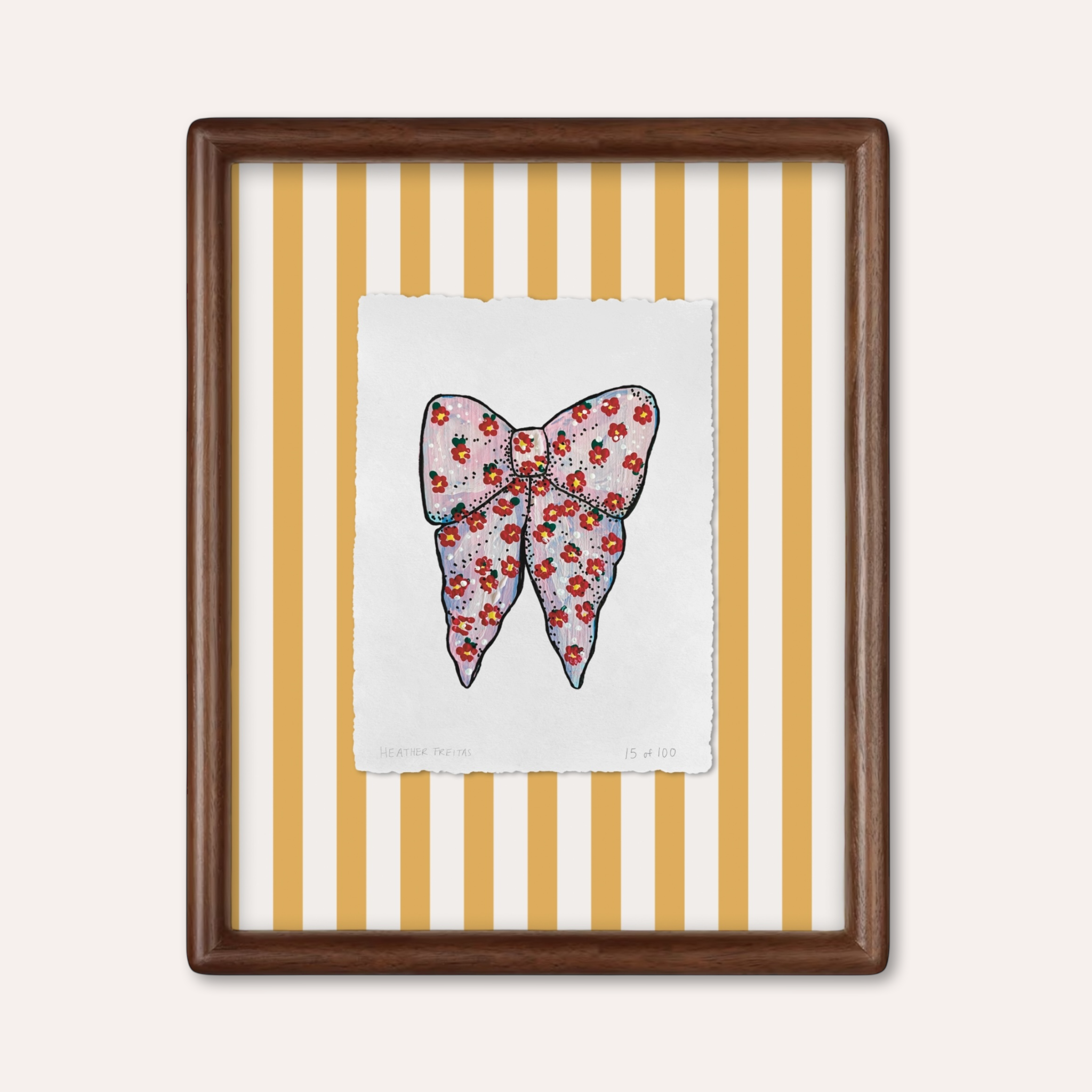 Pink Ribbon Limited Edition Framed Print