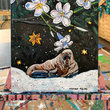 Plumeria Walrus ( Original Painting )