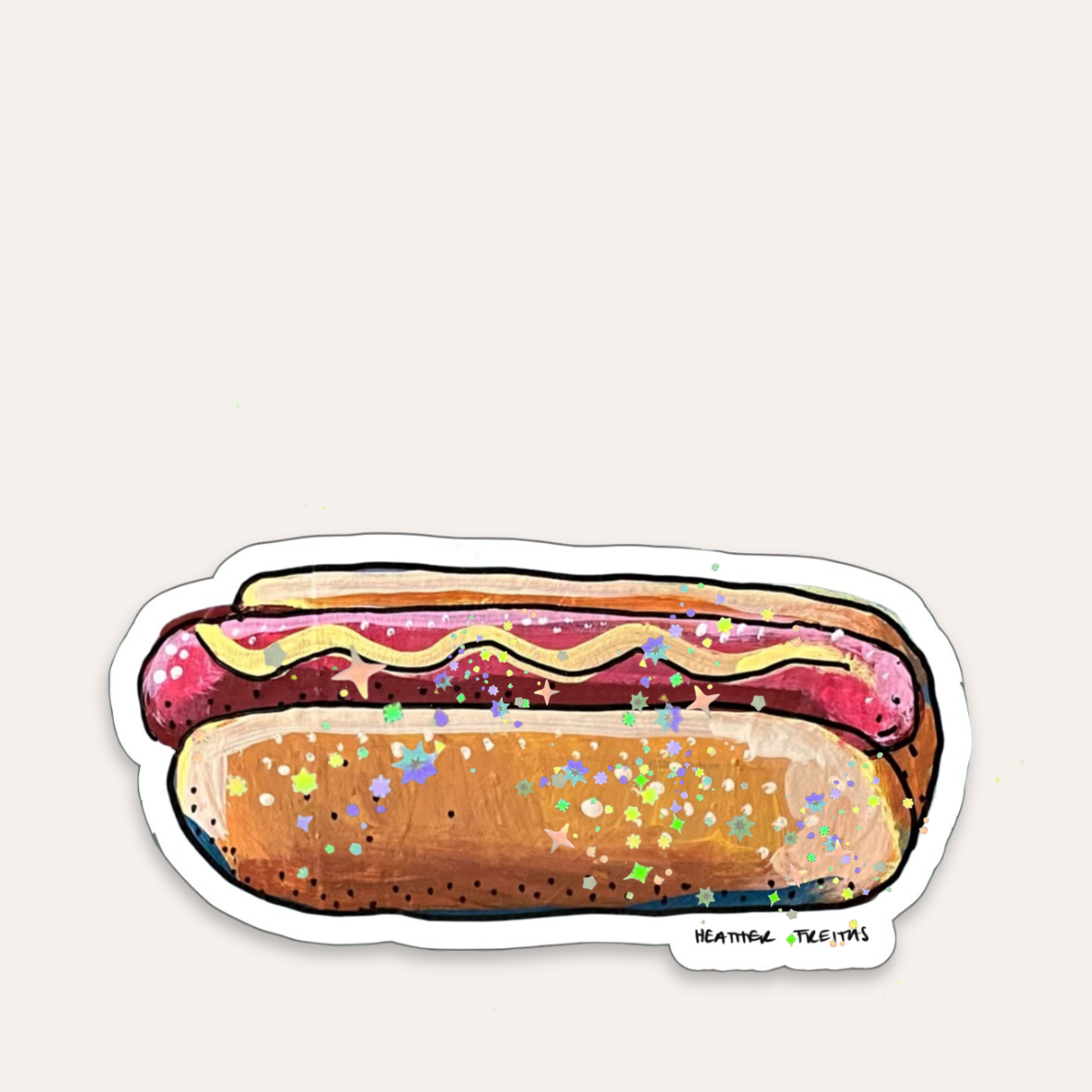 Hot Dog Sticker