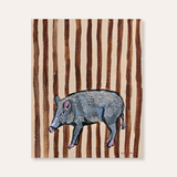 Javelina Art Paper Print