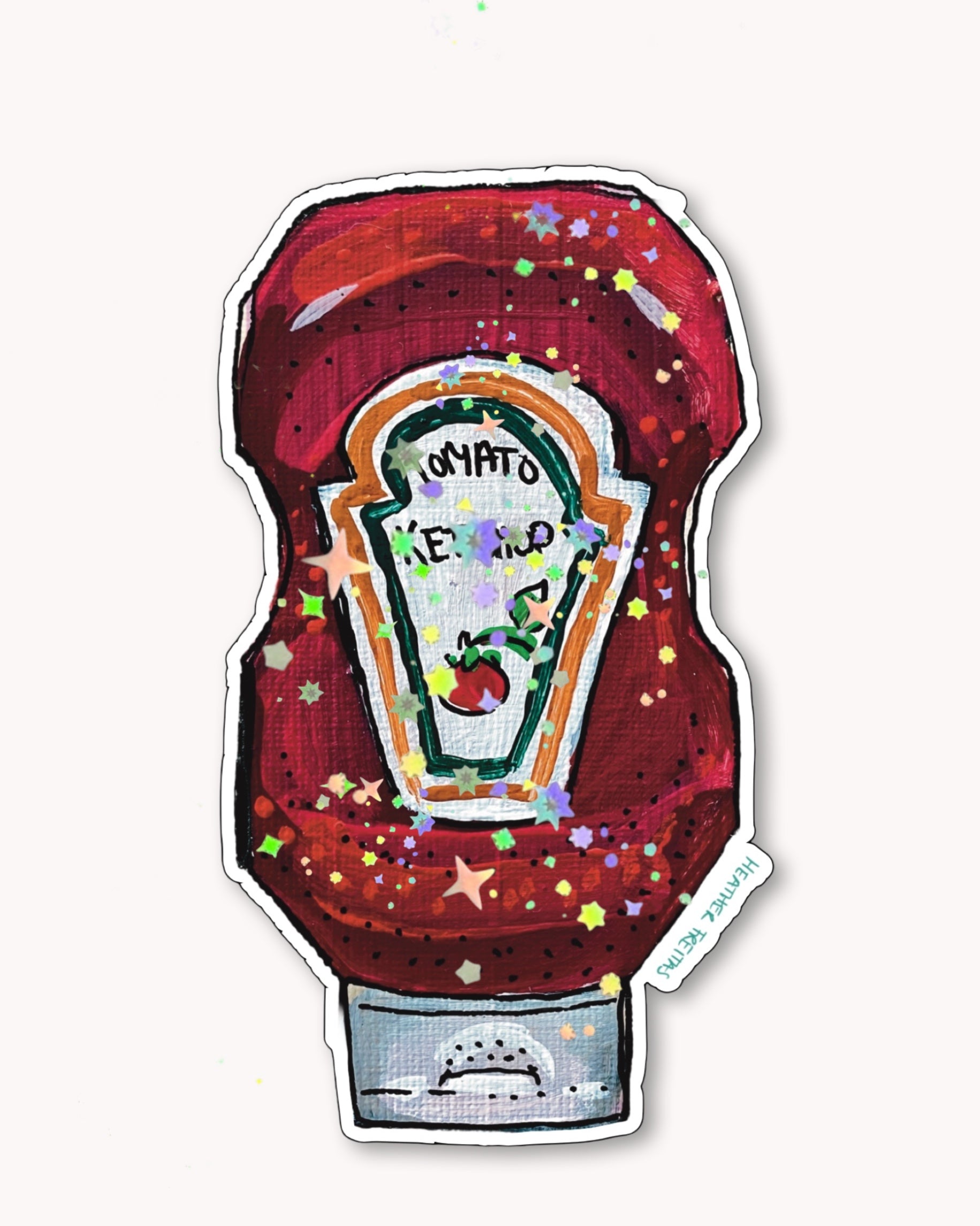 Ketchup Sticker