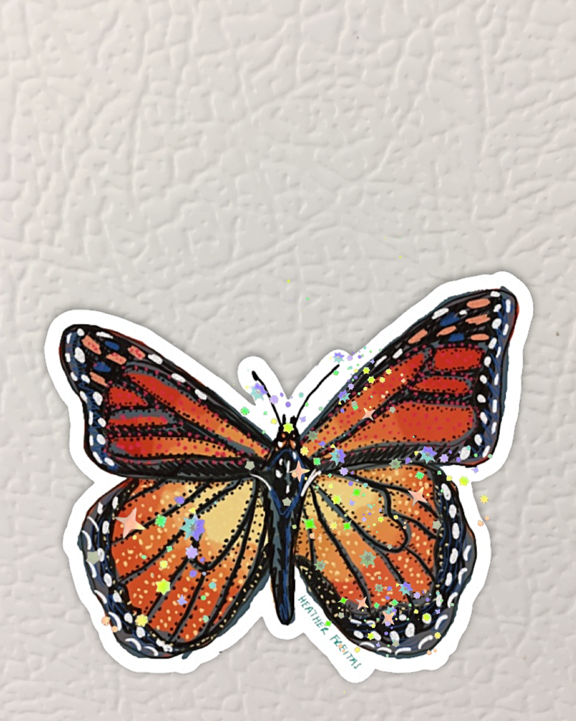 Monarch Butterfly Magnet ( Die-Cut )