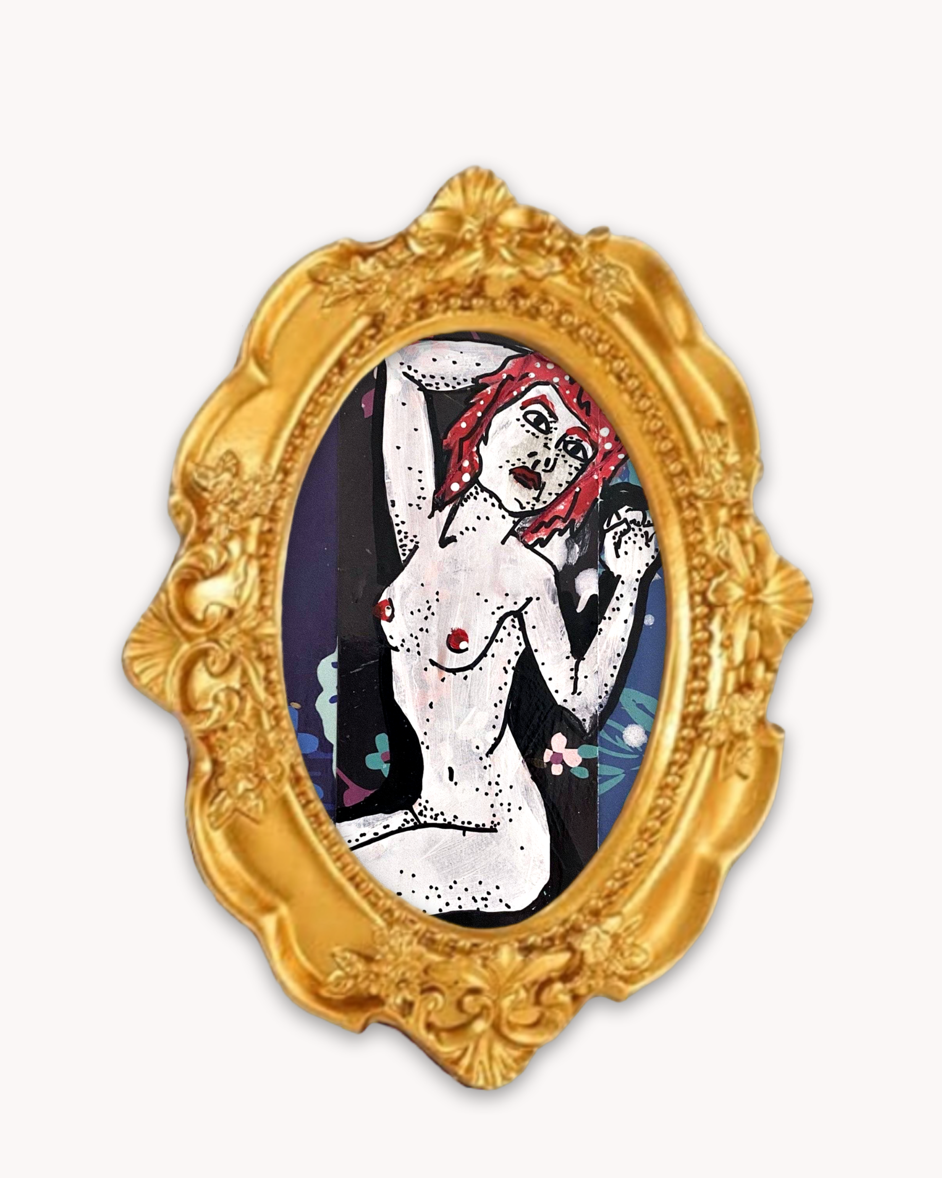 Bath House Framed Magnet ( Small )