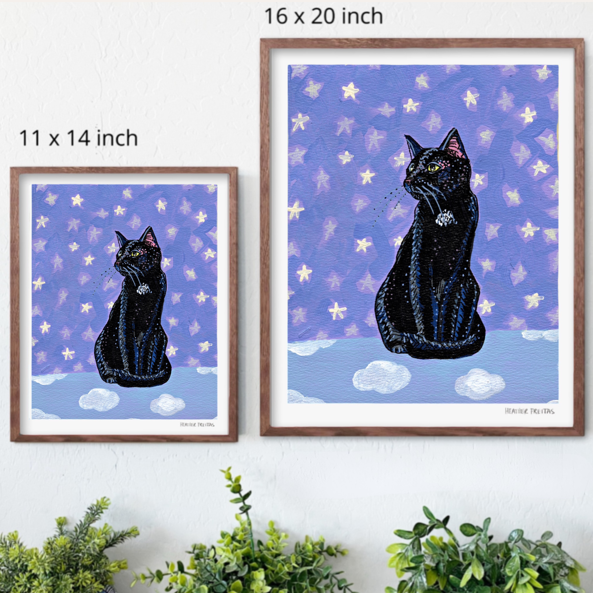 Bombay Cat Hand Signed Fine Art Print