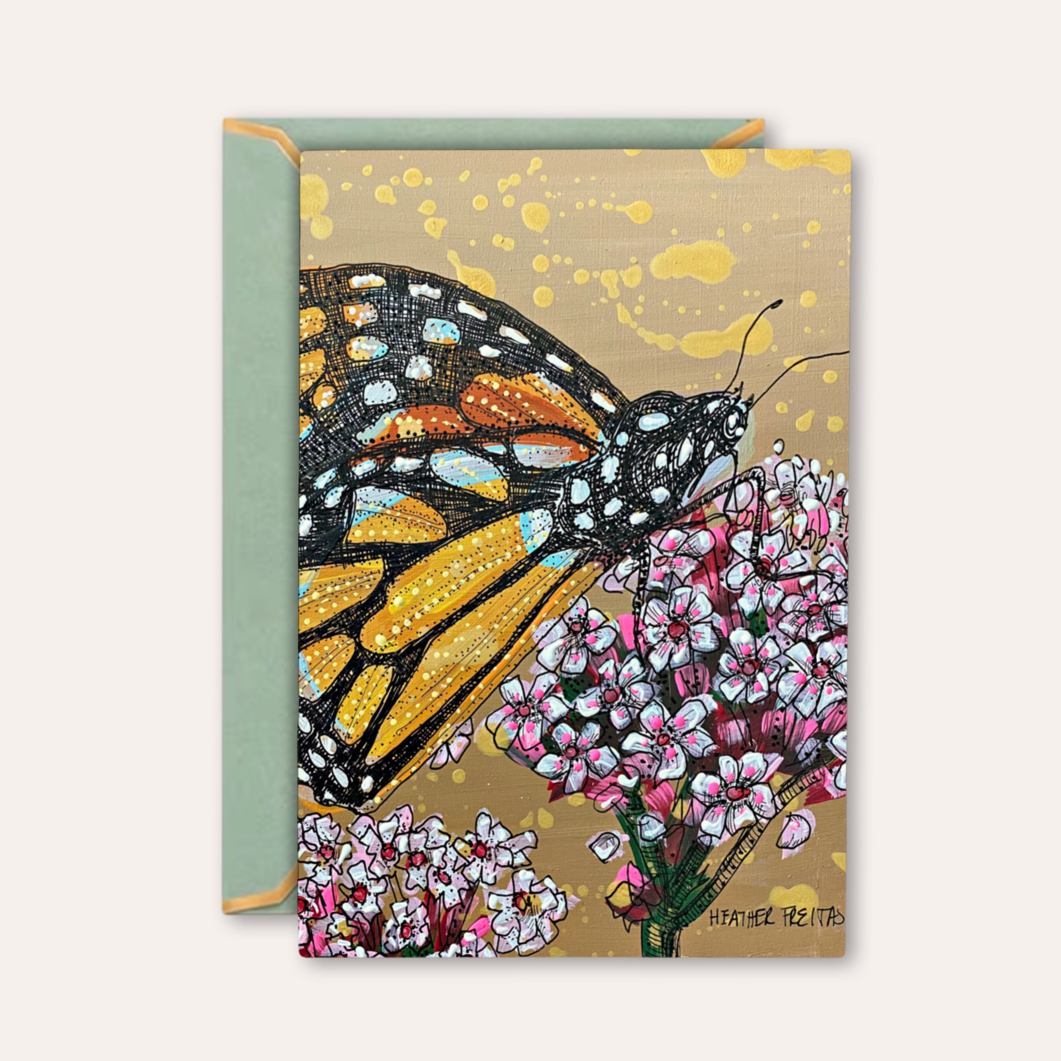 Citrine Monarch - Greeting Card / Fine Art Print