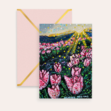 Tulips Fine Art Greeting Card