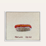 Hot Dog Beaded Wall Art