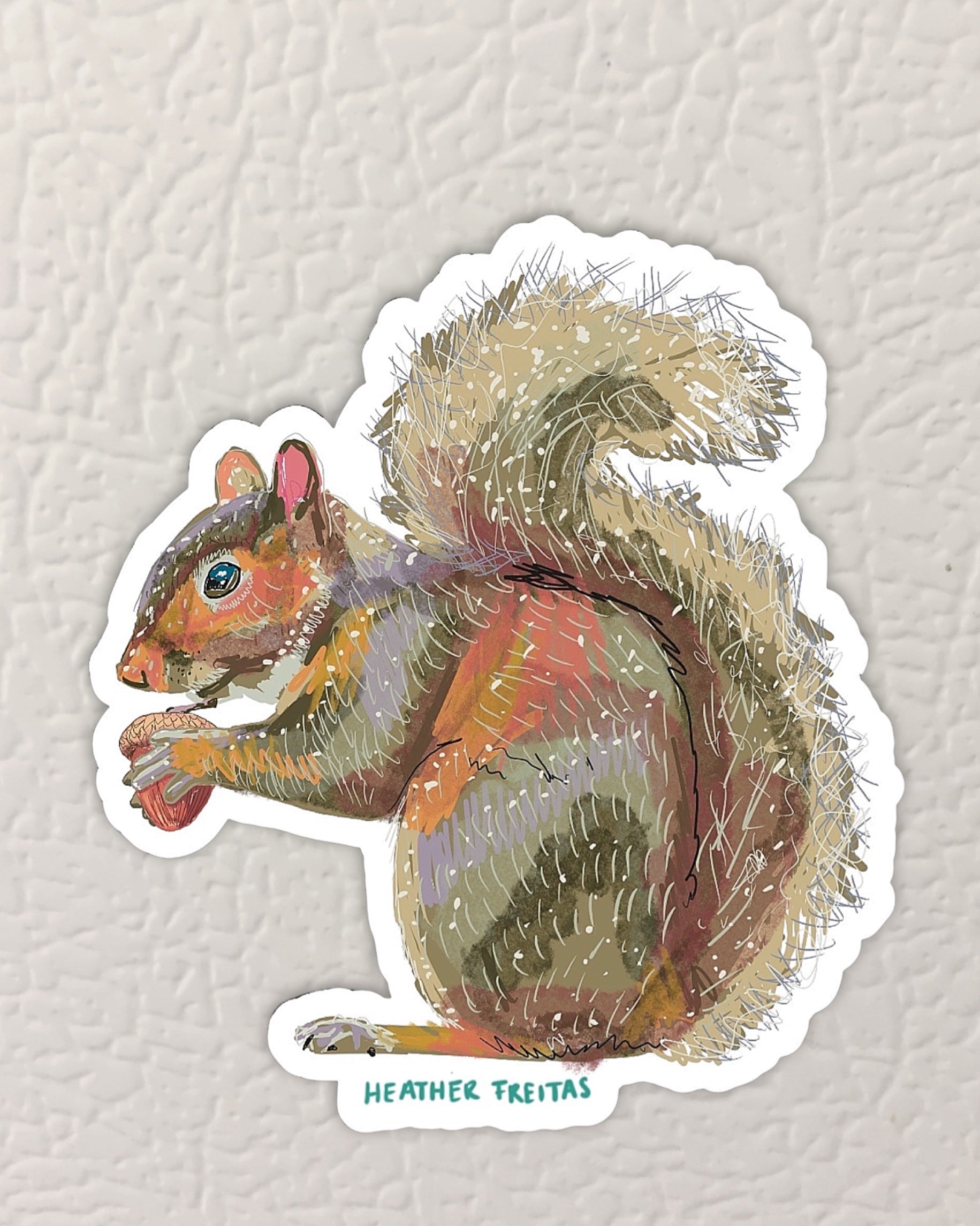 Squirrel Magnet ( Die-Cut )