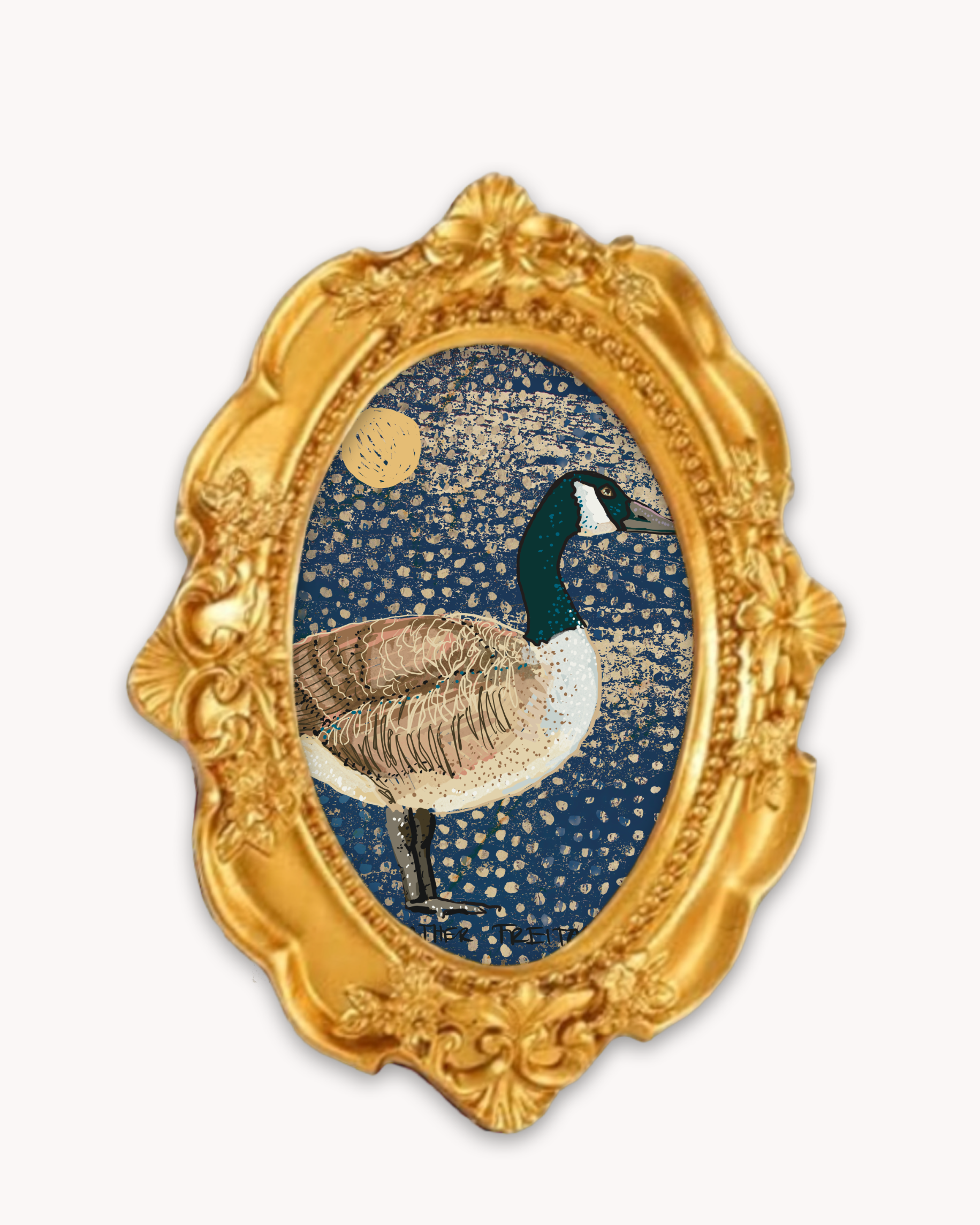 Goose Framed Magnet ( Small )