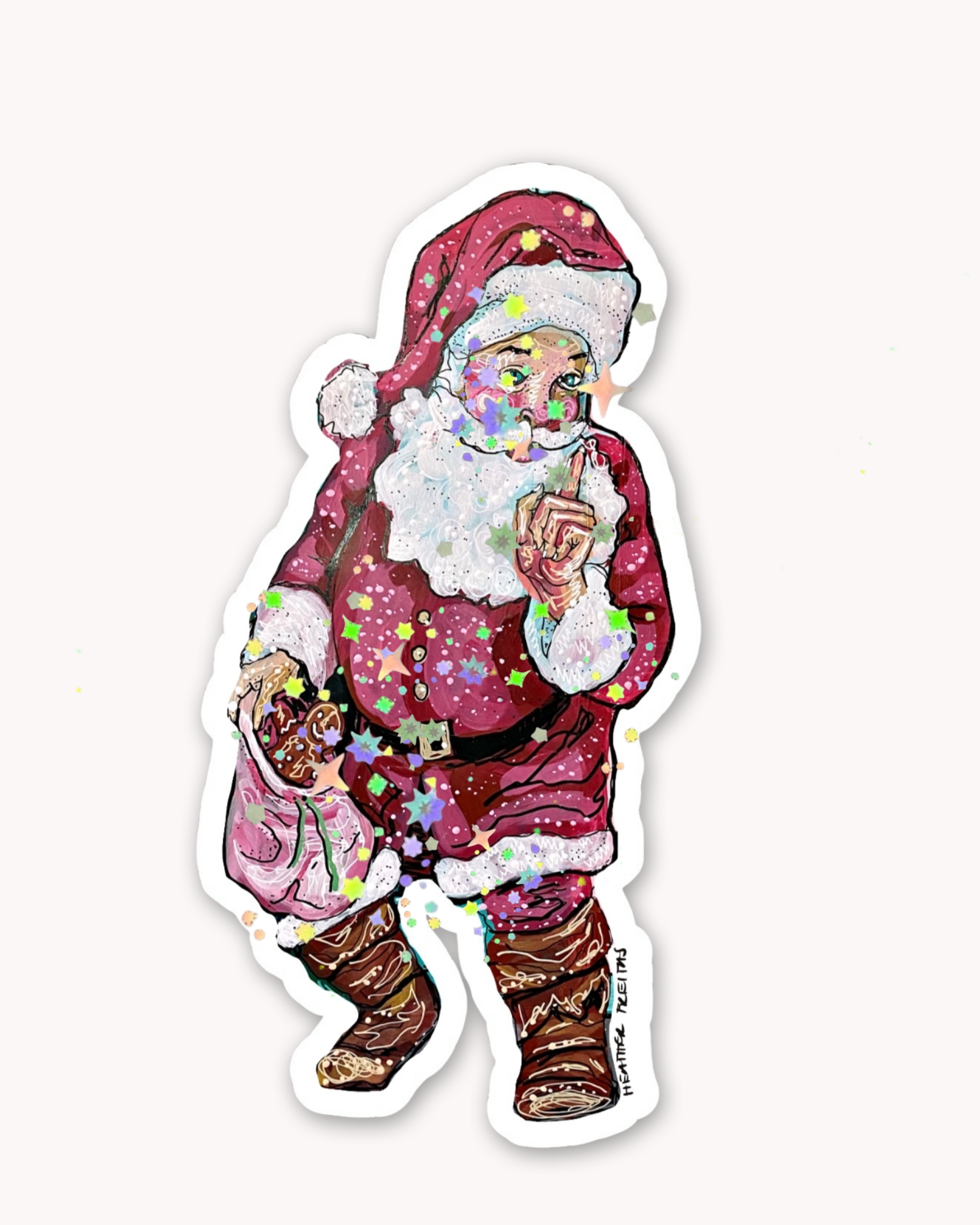 Santa Sticker