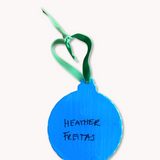 Periwinkle Diet Soda Hand Painted Ornament