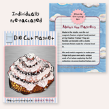 Cinnamon Roll Magnet ( Die-Cut )
