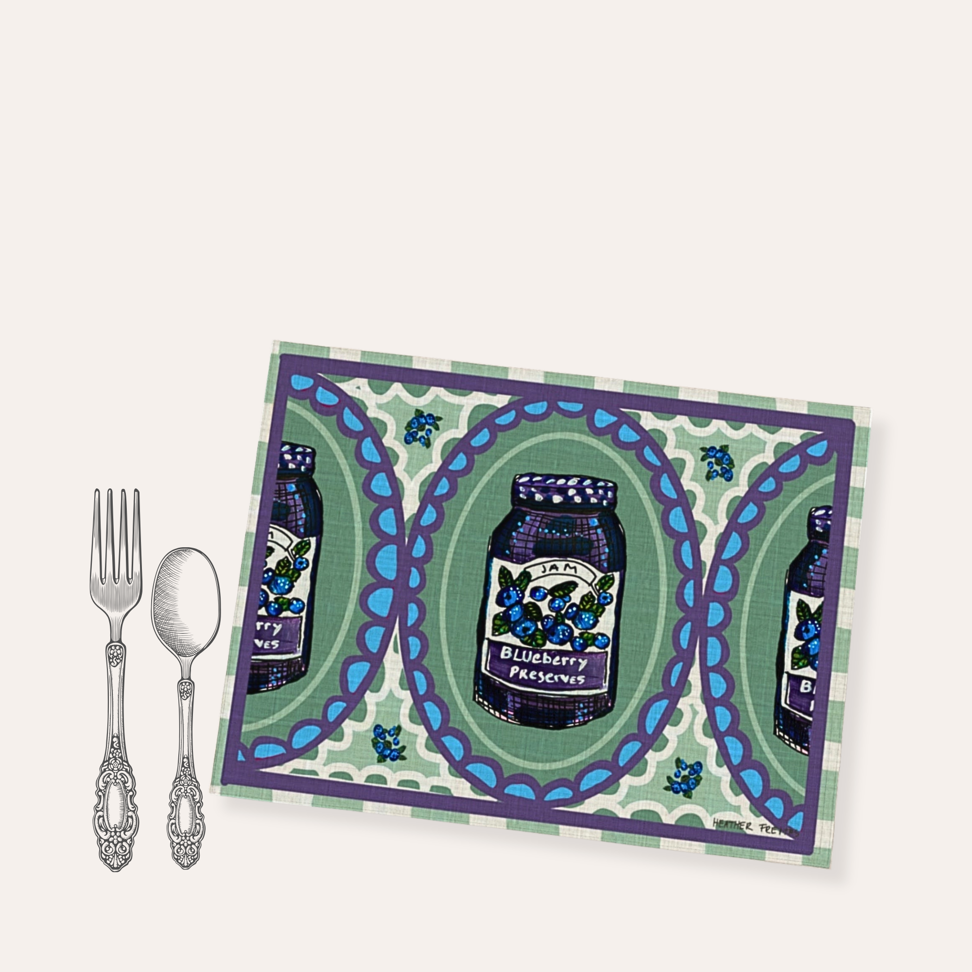 Blueberry Jam Placemat