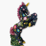 Blossoms Of Belief Crystal Unicorn Scultpure