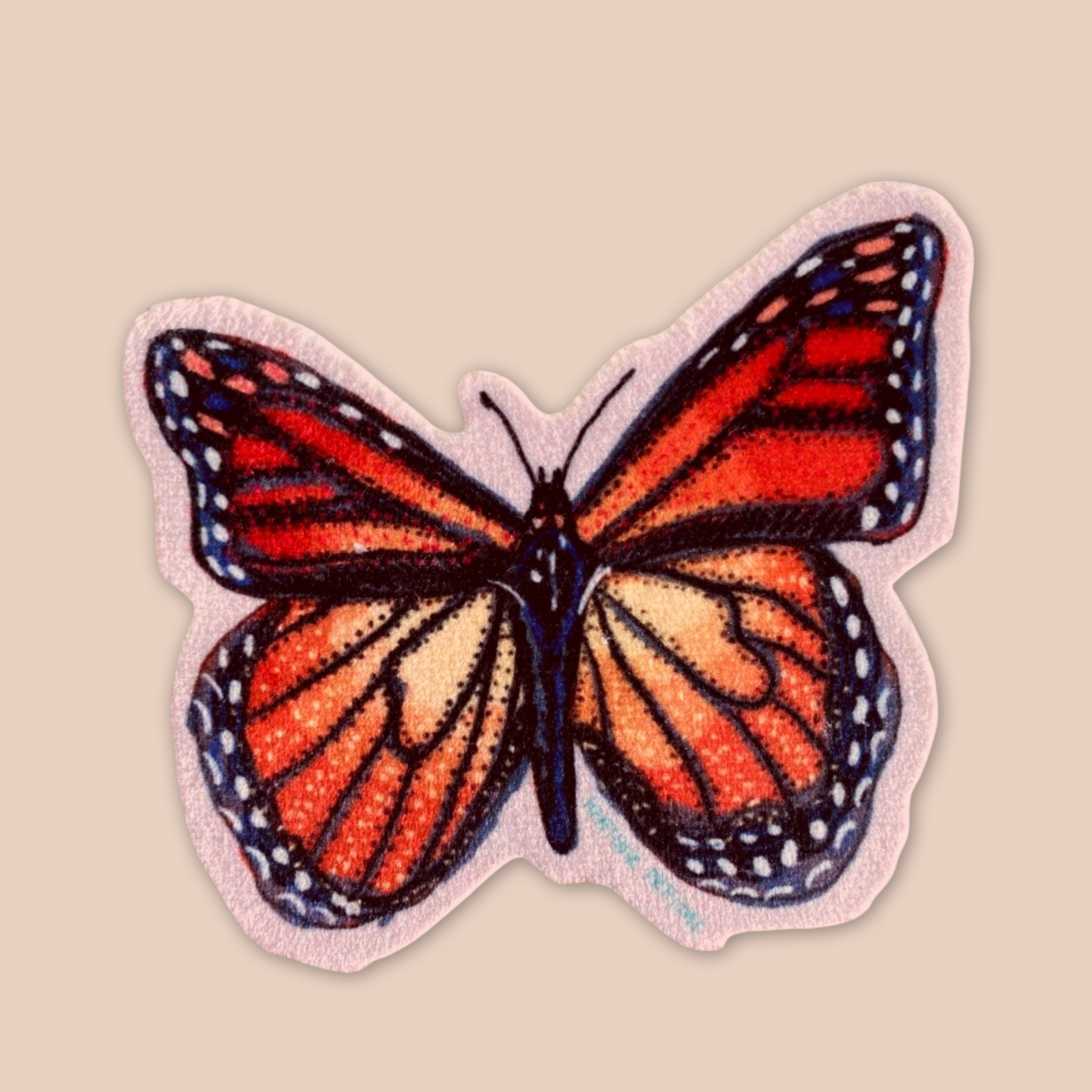 Monarch Butterfly - Sew On Velveteen Patch