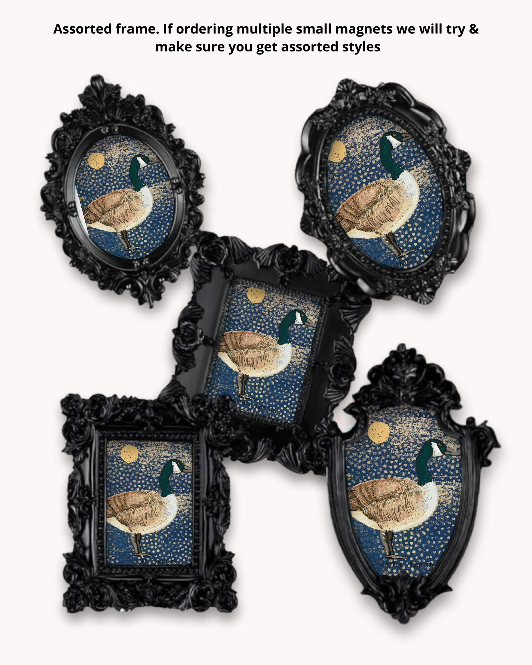 Goose Framed Magnet ( Small )