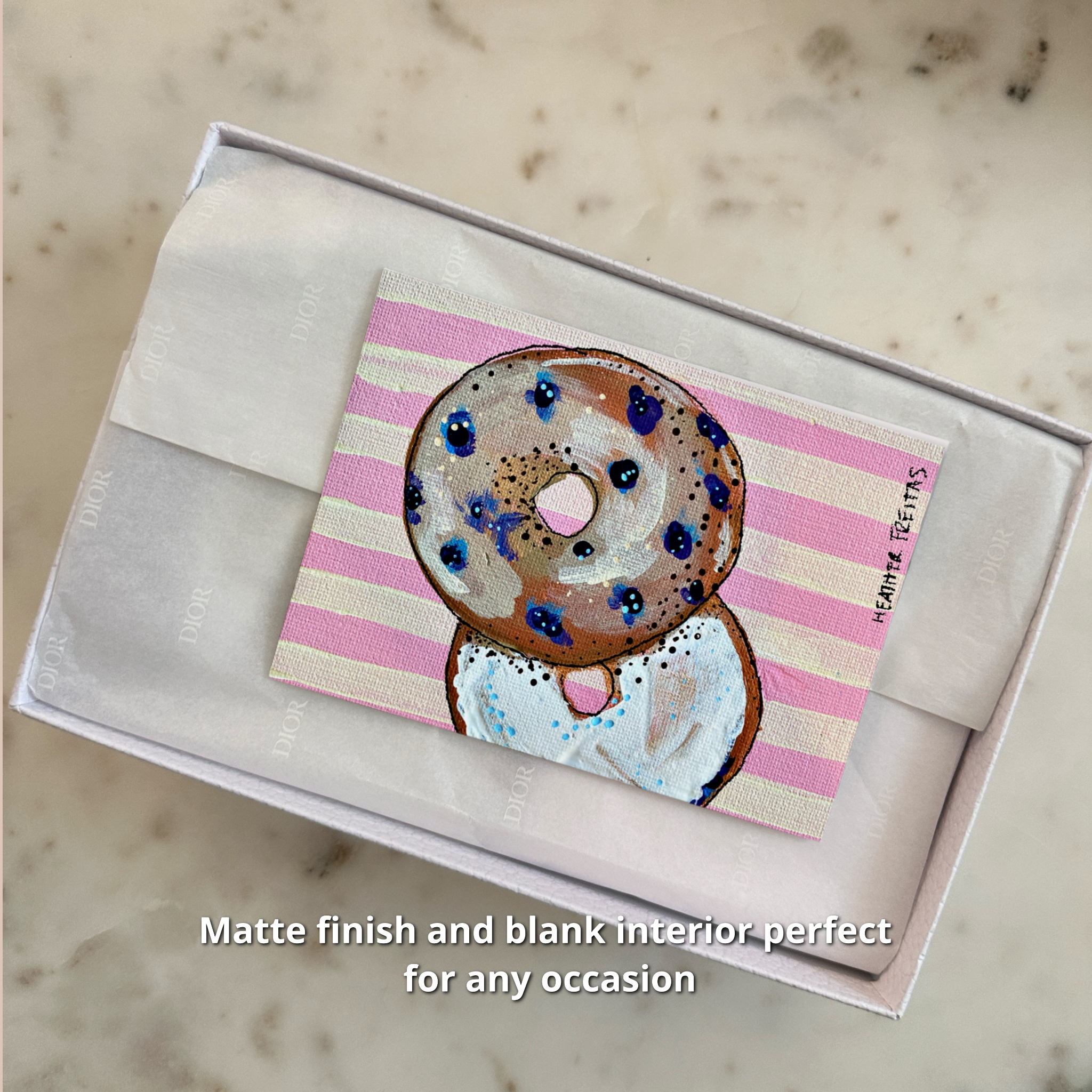 Bagel - Greeting Card / Fine Art Print