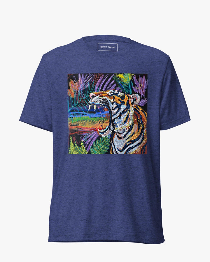 Tiger Tides & Rainbow Vibes Unisex Short Sleeve T-shirt