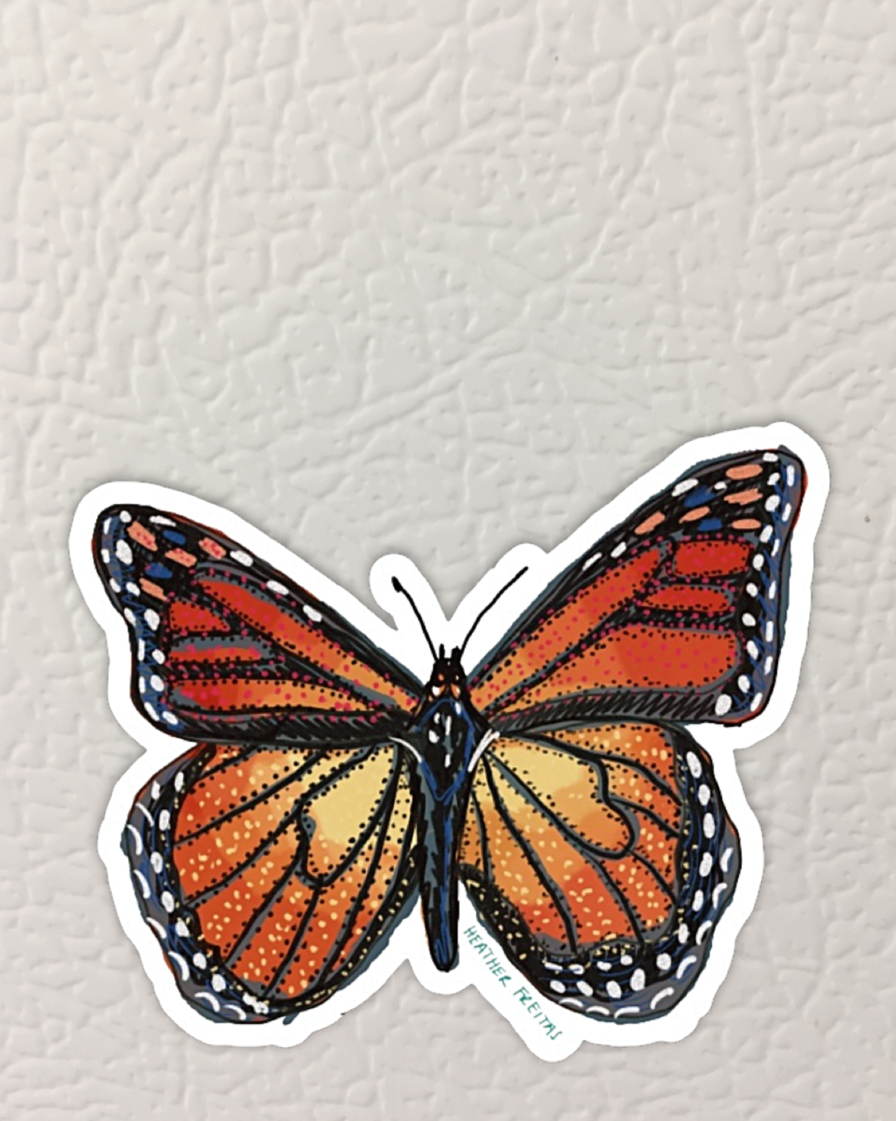 Monarch Butterfly Magnet ( Die-Cut )
