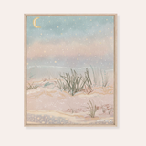 Salt Framed Fine Art Canvas Print