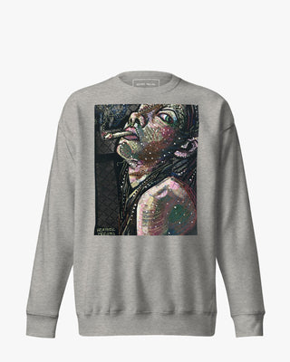 Smokin Unisex Premium Sweatshirt - Heather Freitas - fine art home deccor