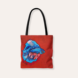 Blue Betta Tote Bag