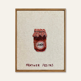Strawberry Jam Beaded Wall Art