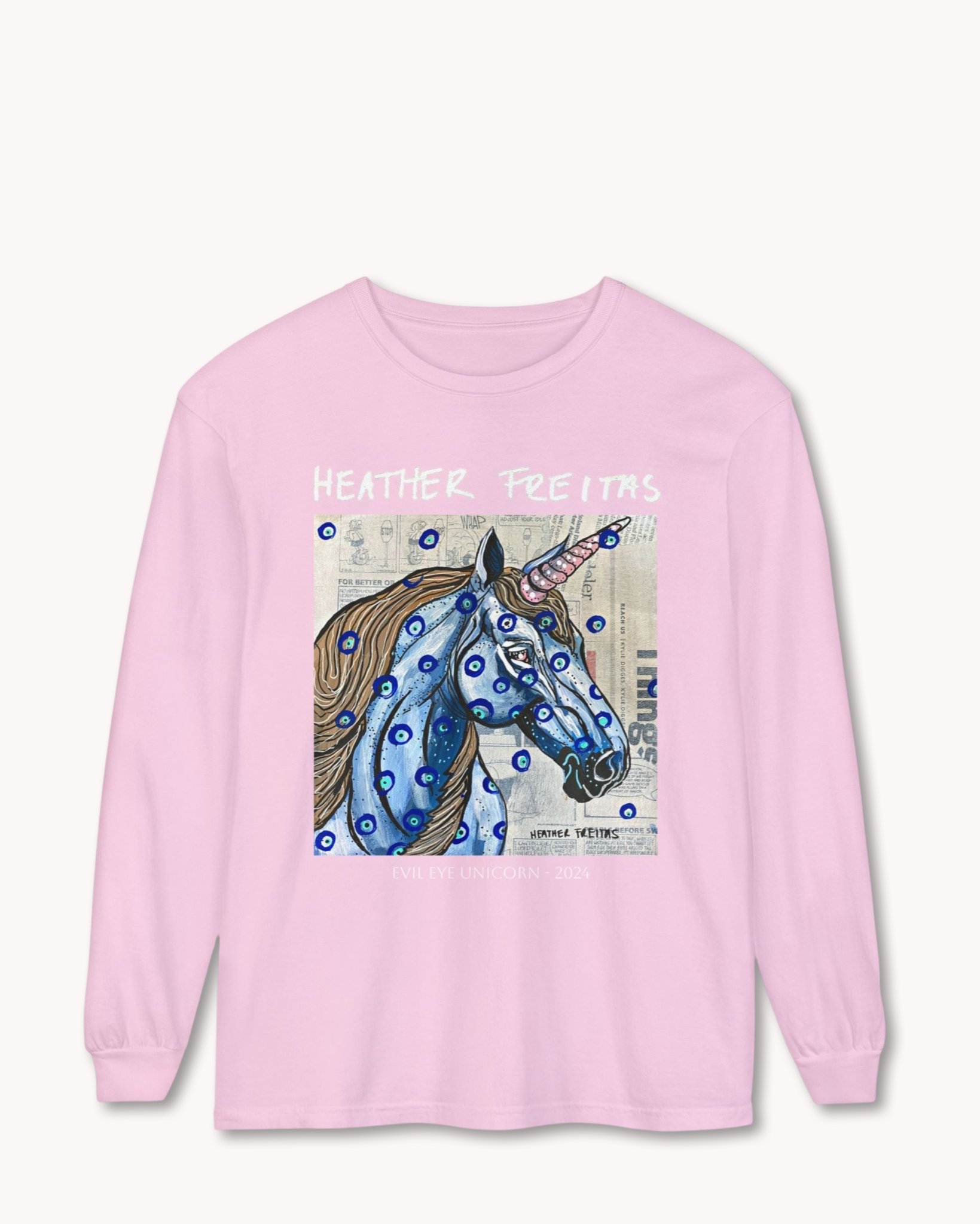 Evil Eye Unicorn Long Sleeve T-Shirt