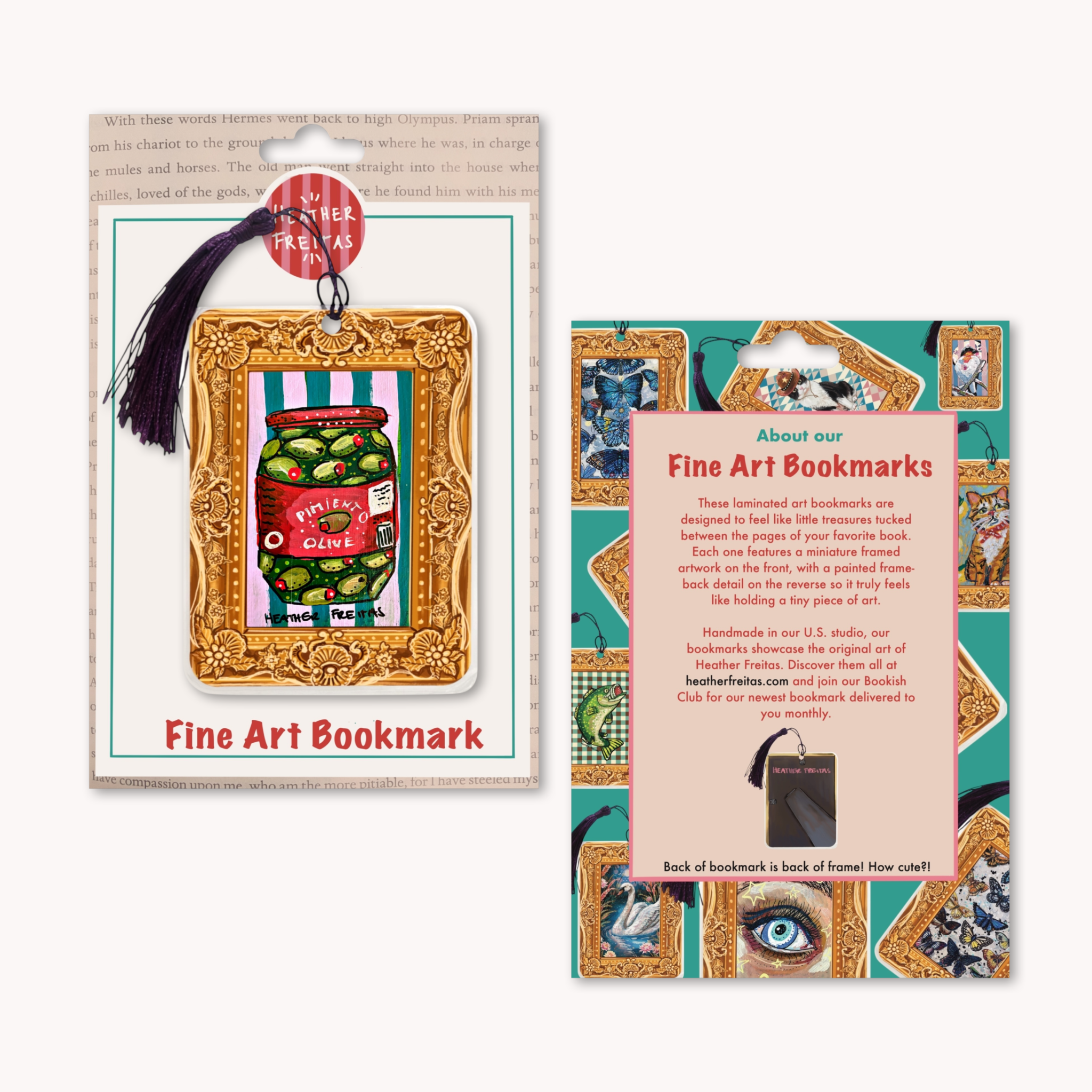 Olives Fine Art Painting Bookmark