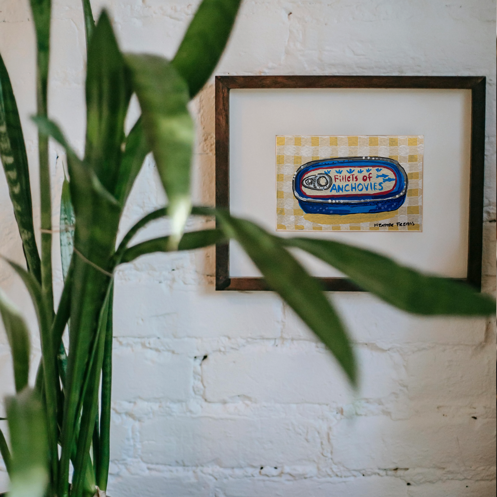 Anchovies Mini Fine Art Print