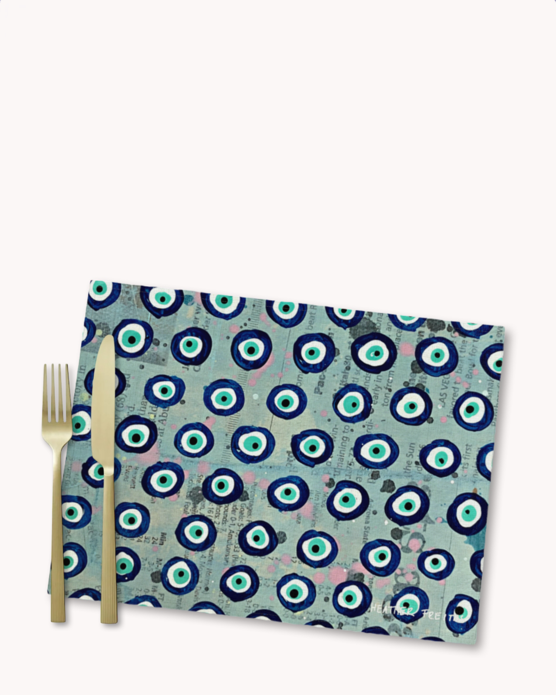 Evil Eye Blues Placemat