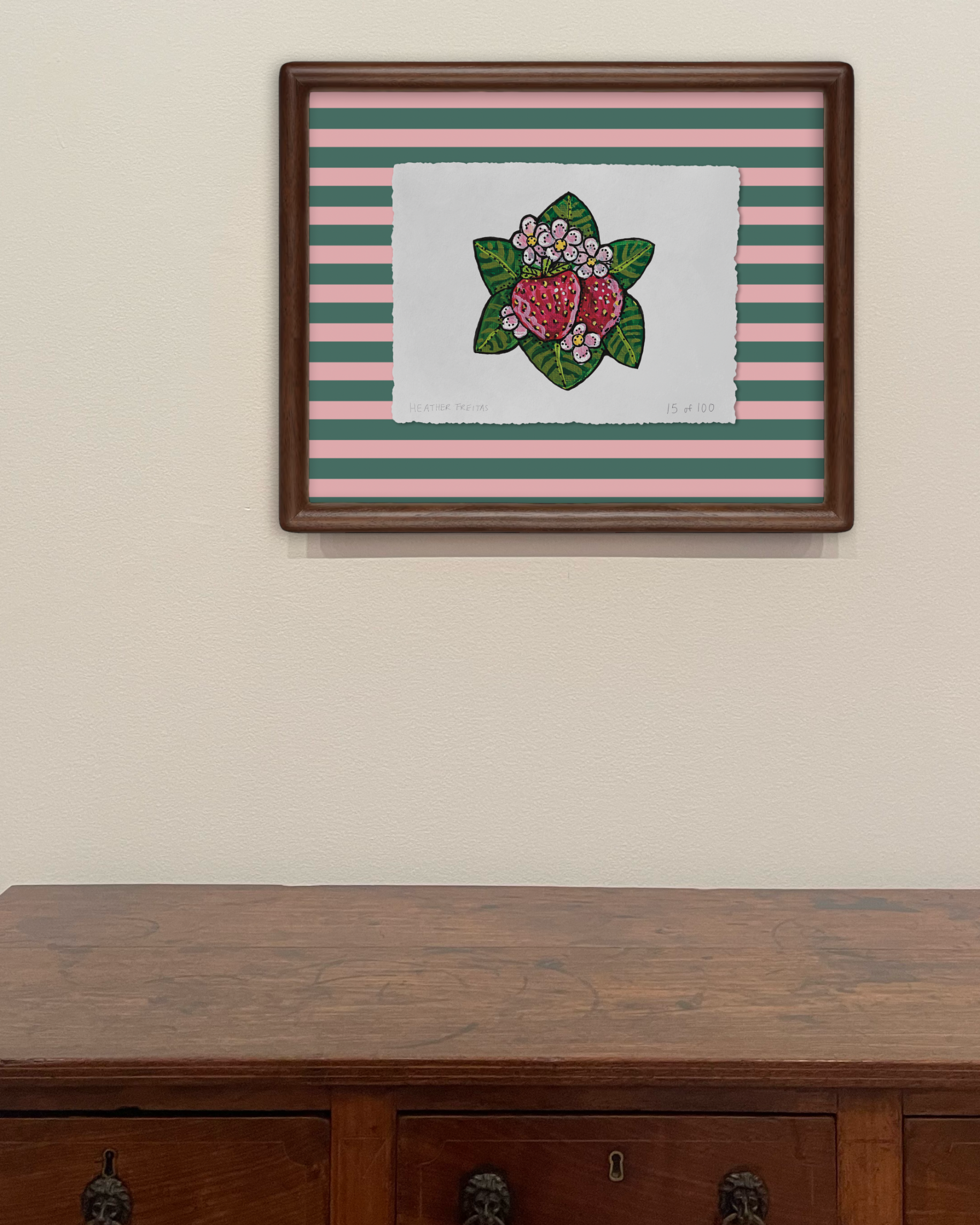 Strawberry Limited Edition Framed Print