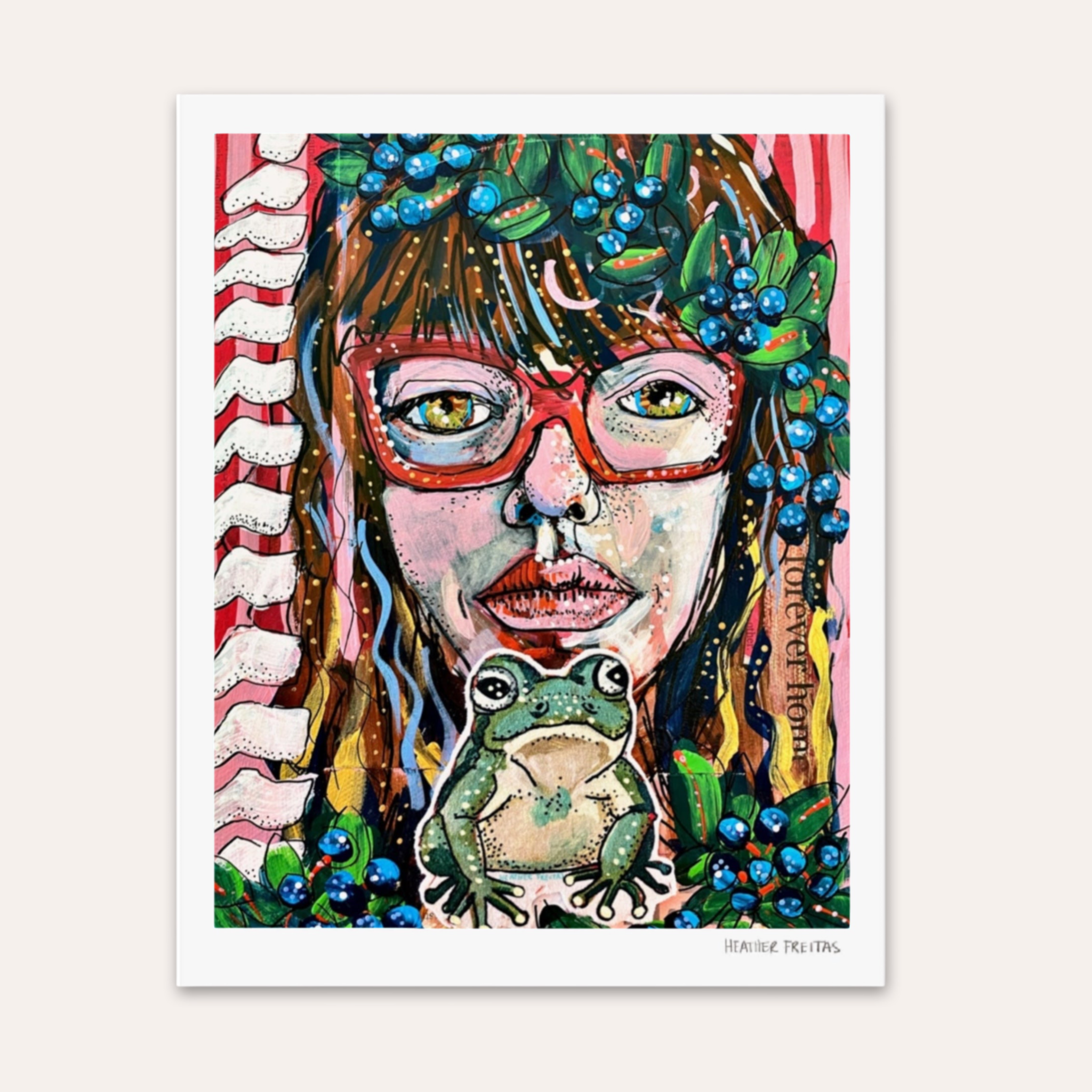 Chokeberry Farm Art Print