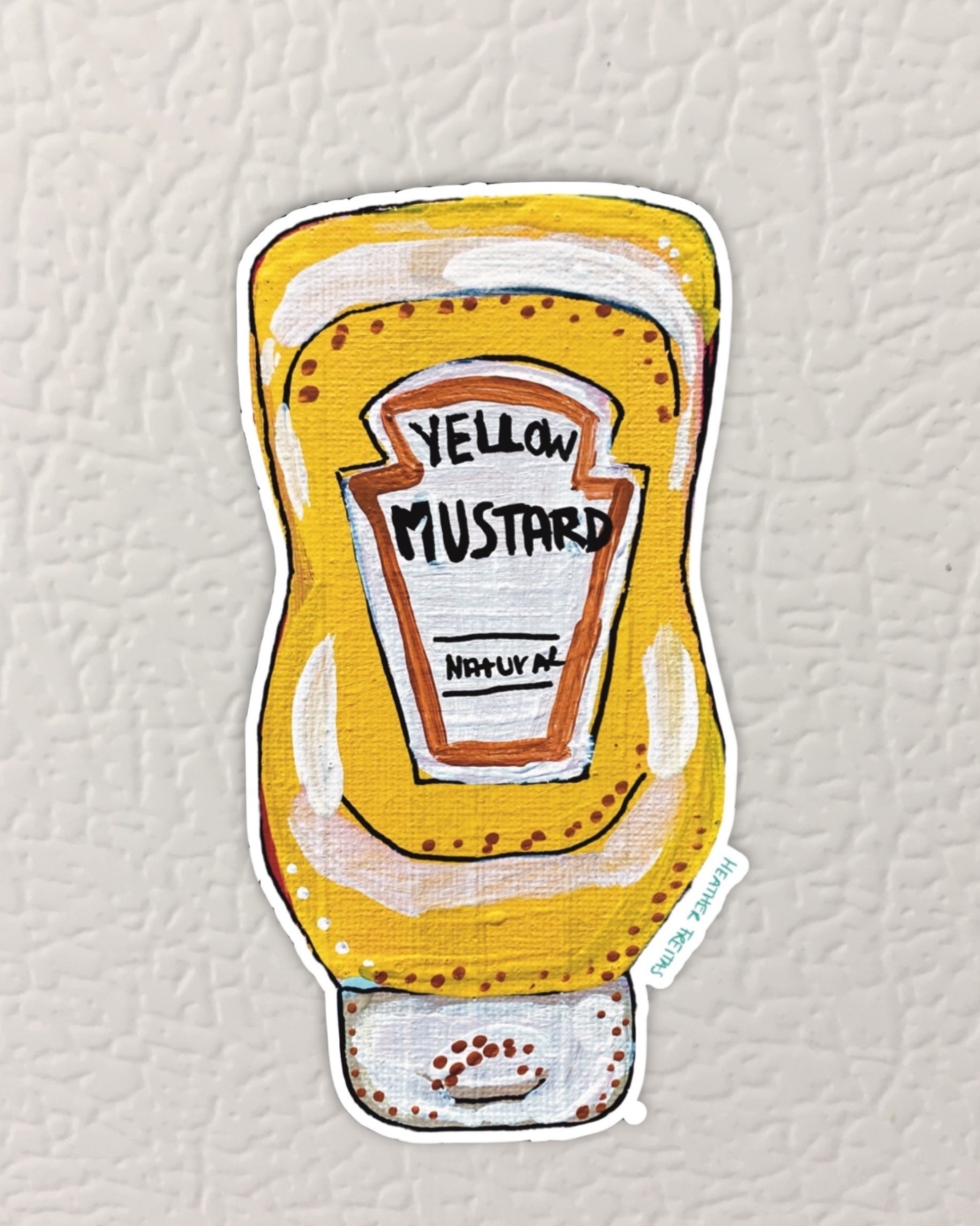 Mustard Magnet ( Die-Cut )