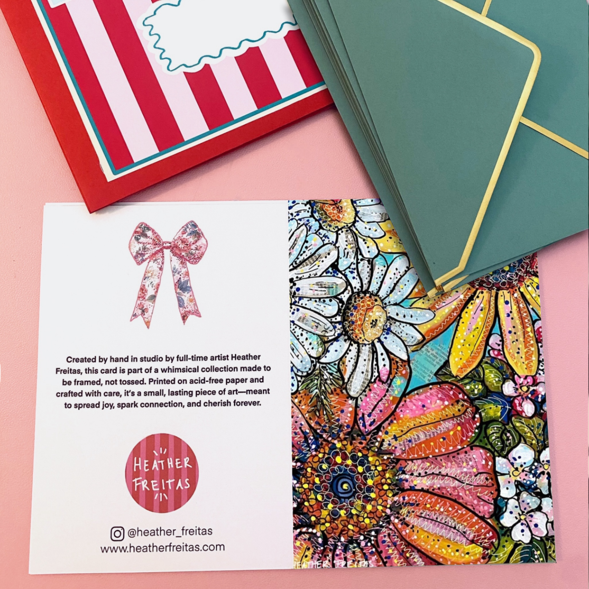 Flower Power - Greeting Card / Fine Art Print