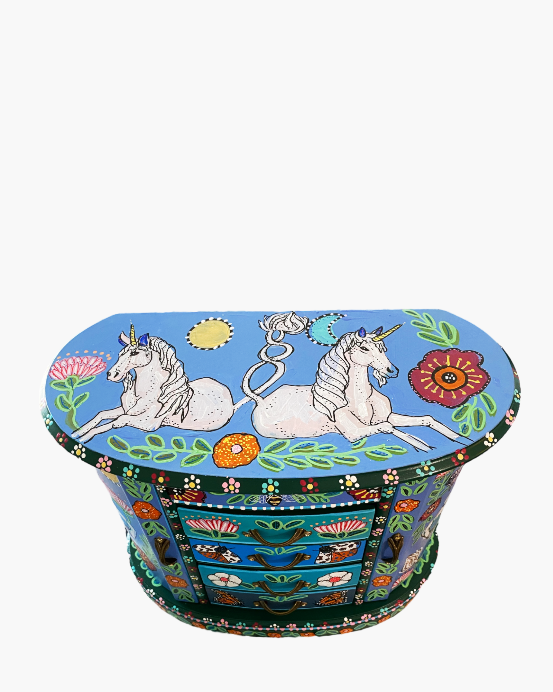 Custom Painted Jewelry Box