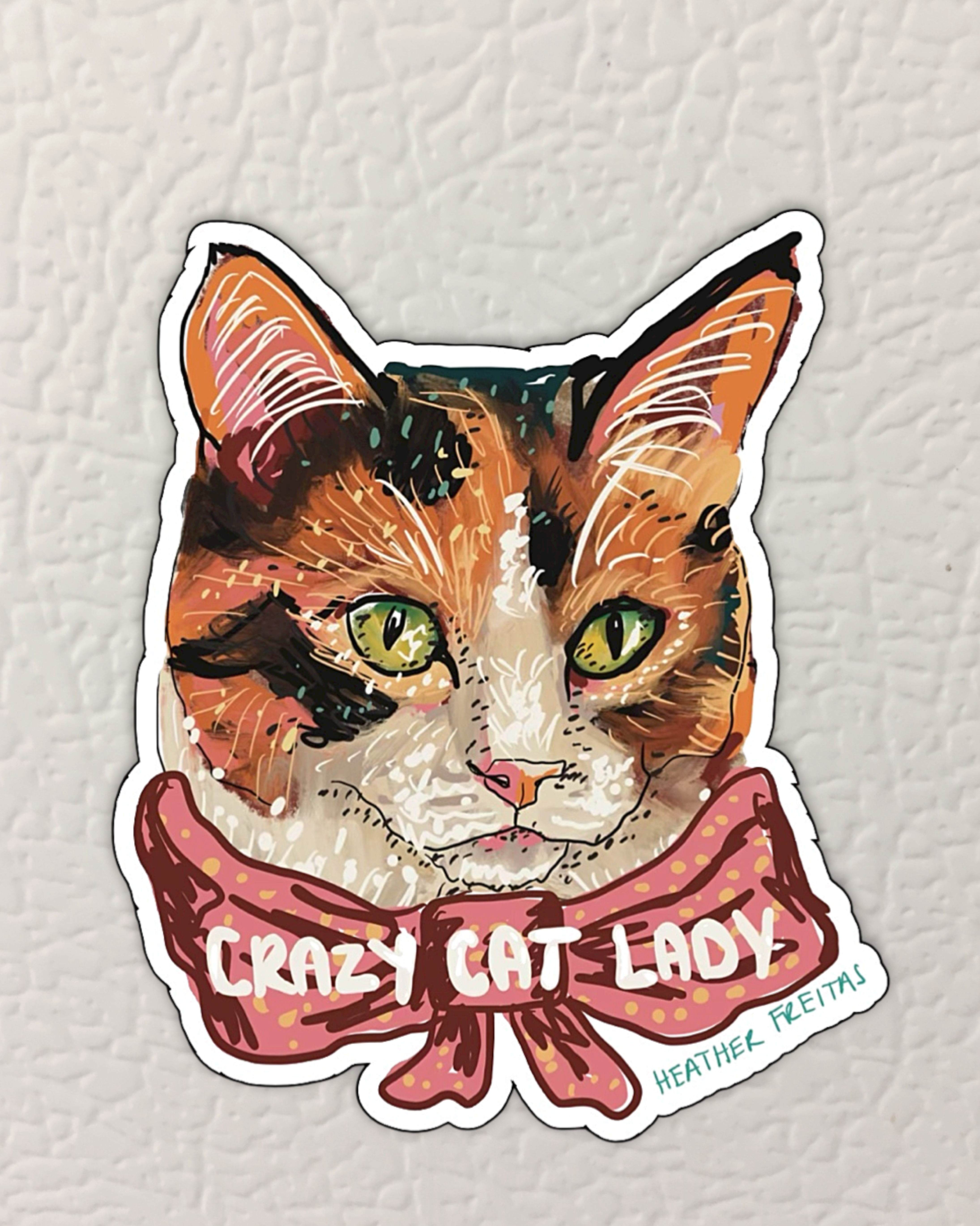 Crazy Cat Lady Magnet ( Die-Cut )