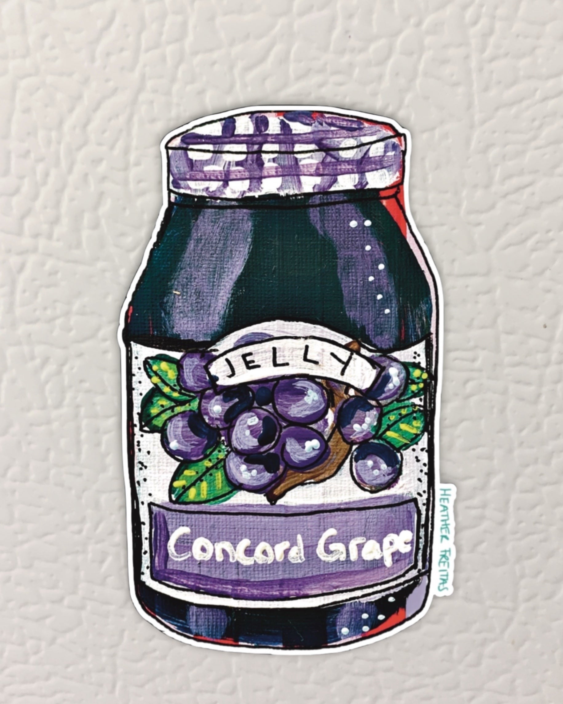 Grape Jelly Magnet ( Die-Cut )