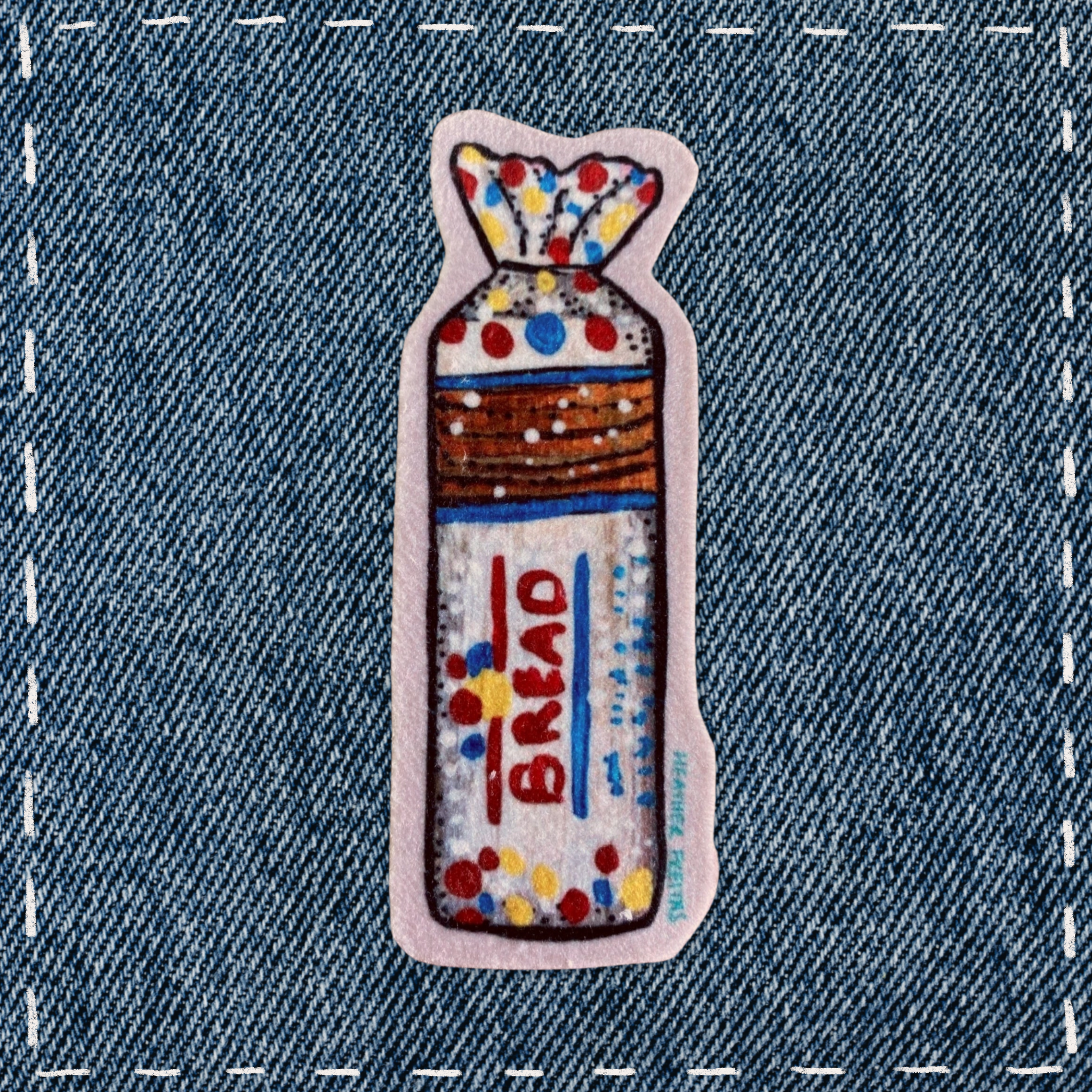 Bread - Sew On Velveteen Patch