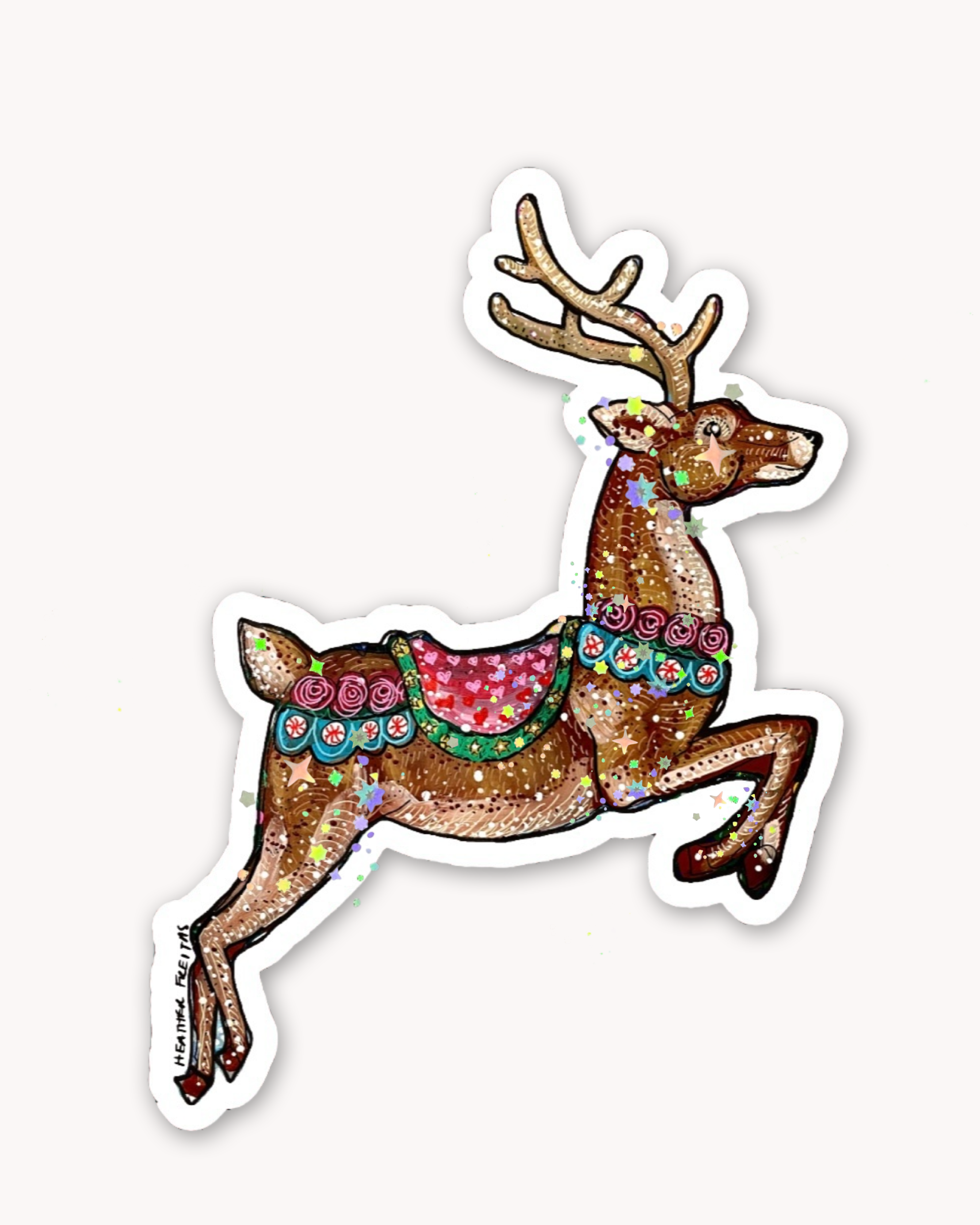 Reindeer Sticker