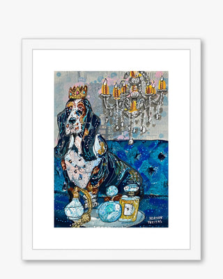 Royal Basset Hound Framed & Mounted Print