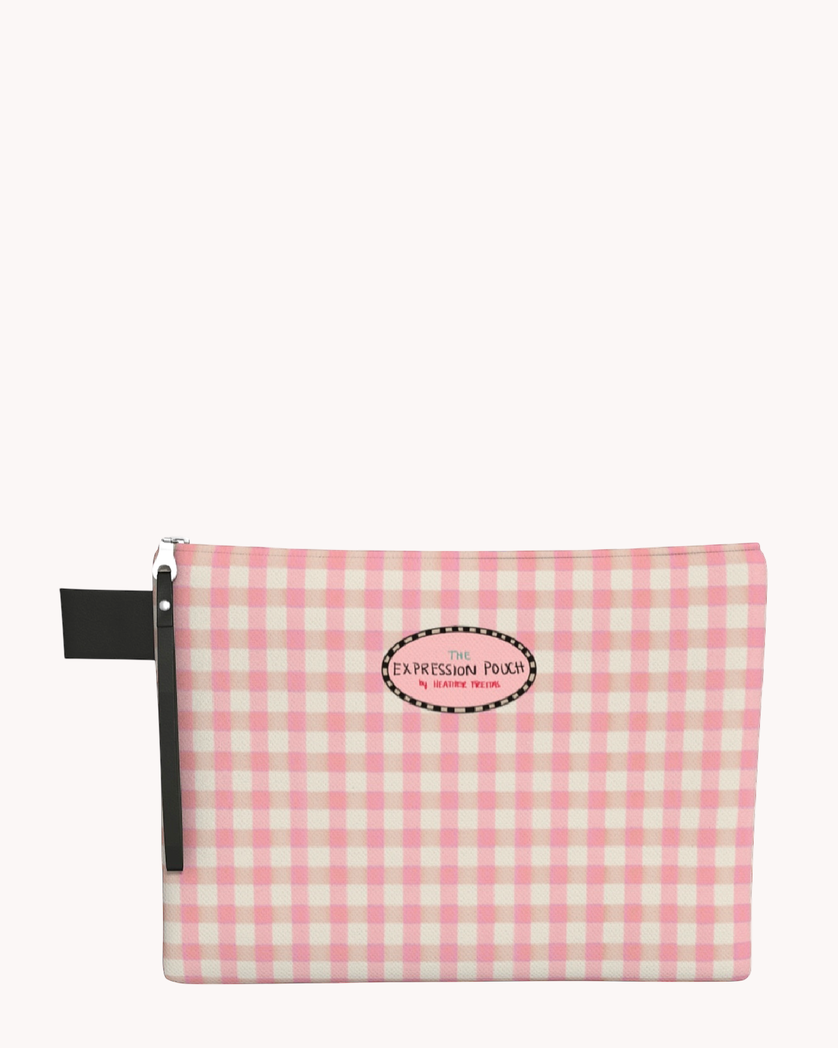Pink Gingham Expression Pouch