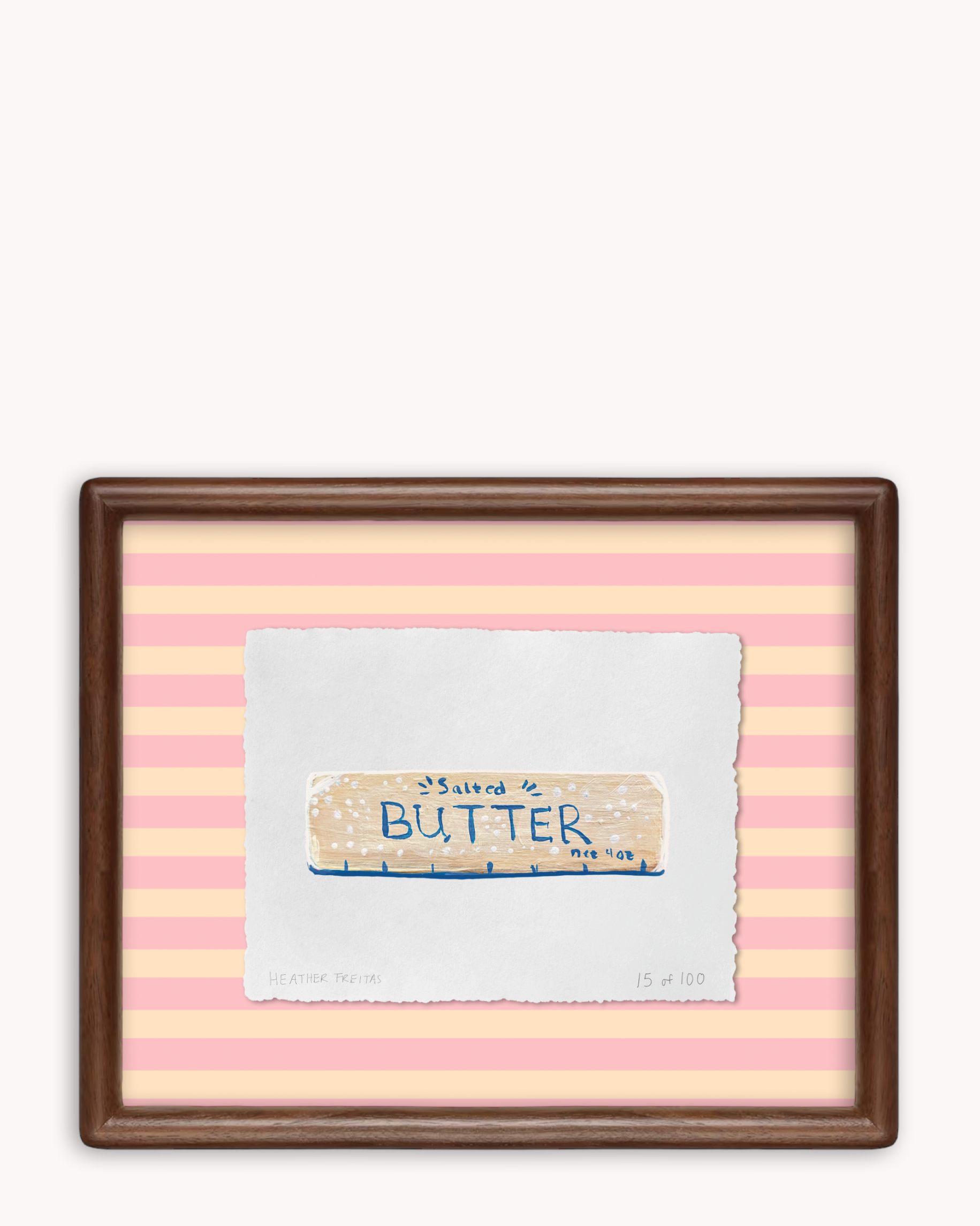 Butter Limited Edition Framed Print