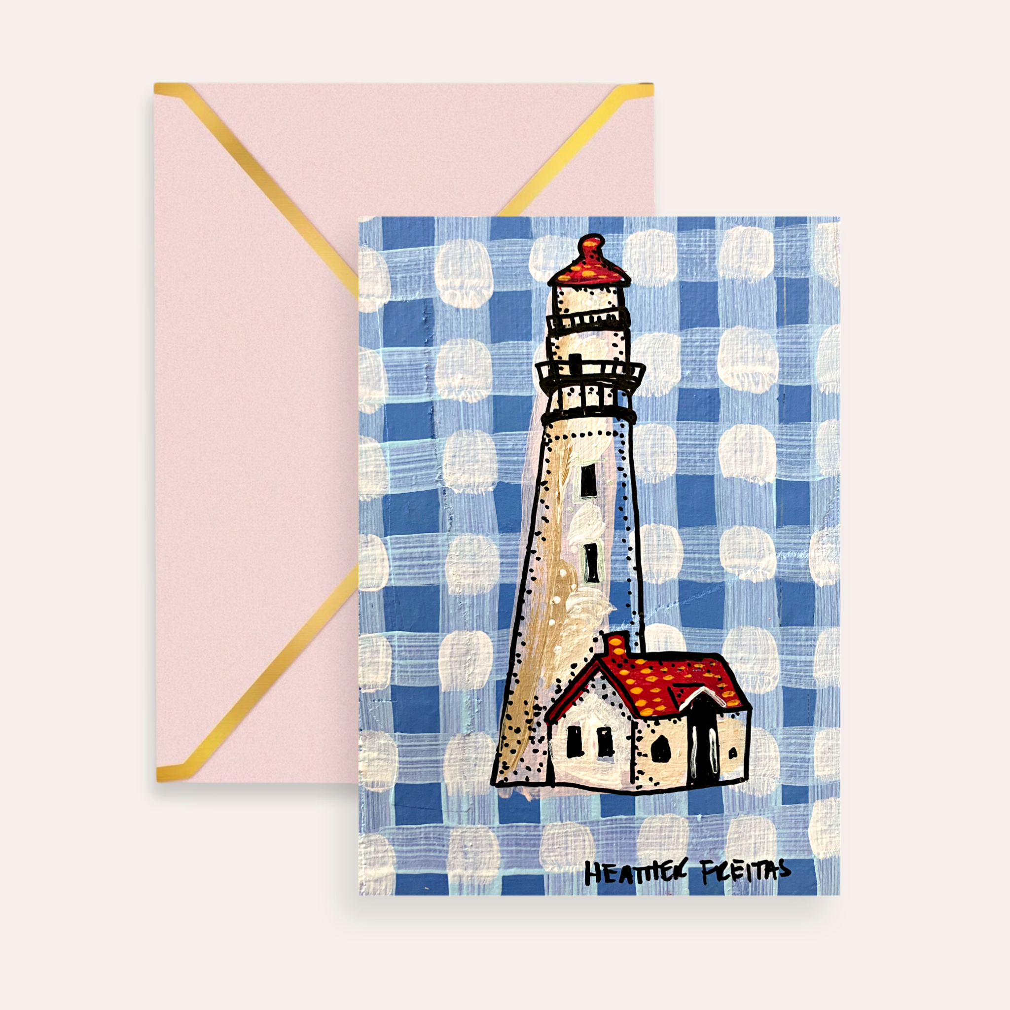 Lighthouse Fine Art Greeting Card