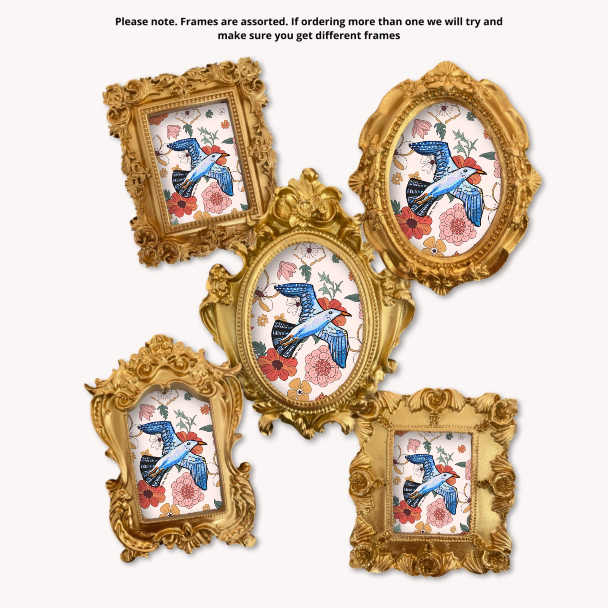 Seagull Framed Small Magnet