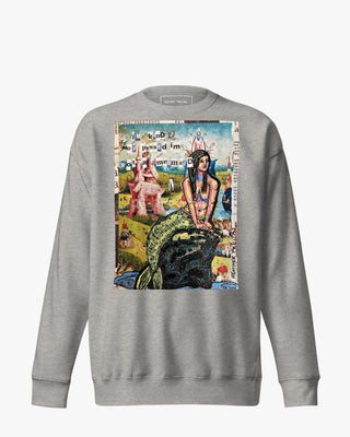 I'm Kinda Pissed I'm Not A Mermaid Unisex Premium Sweatshirt - Heather Freitas - fine art home deccor