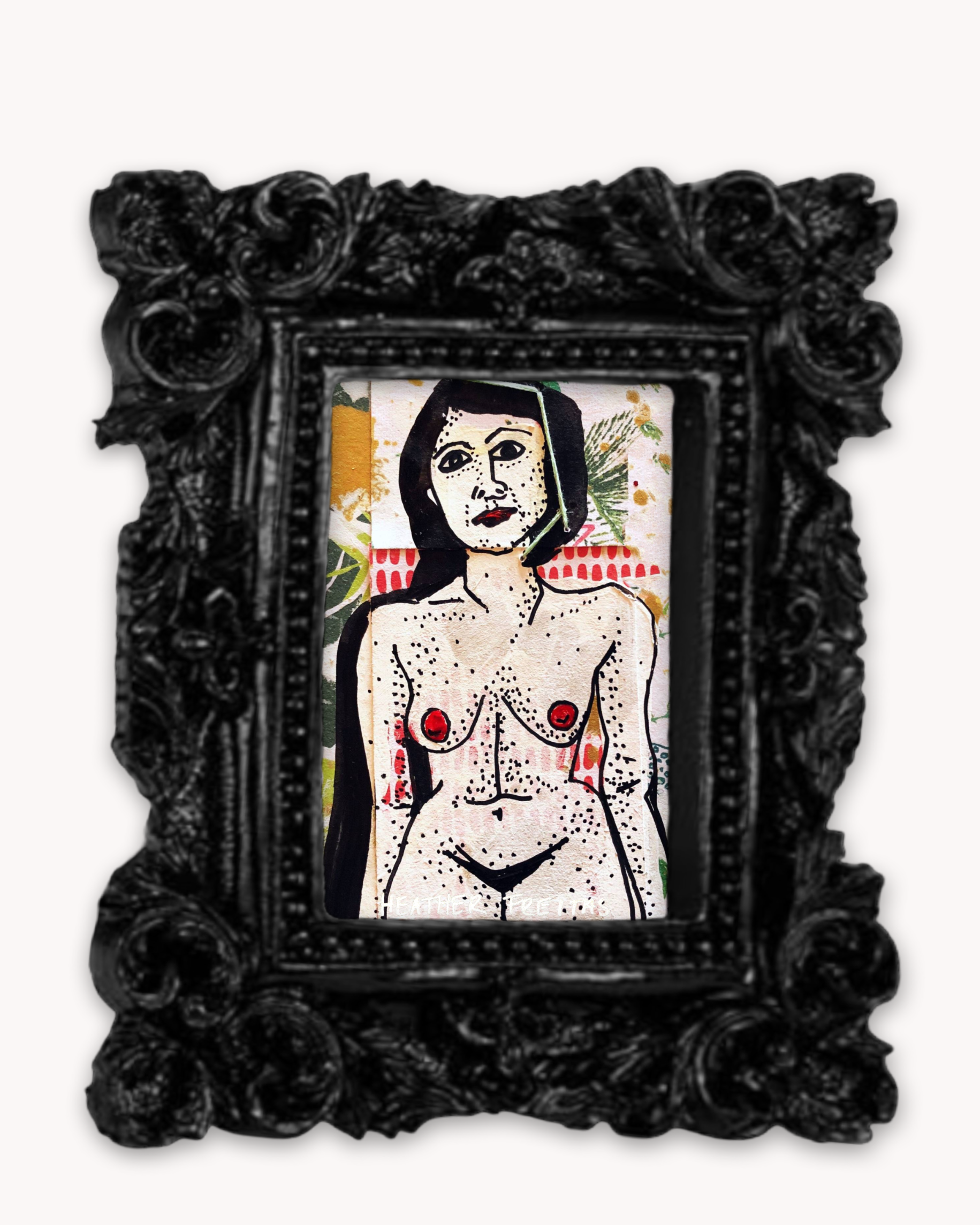 Welcome To The Jungle Framed Magnet ( Small )