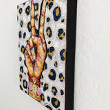 Peace, Love, Fashion & Leopard Print ( Original Painting )