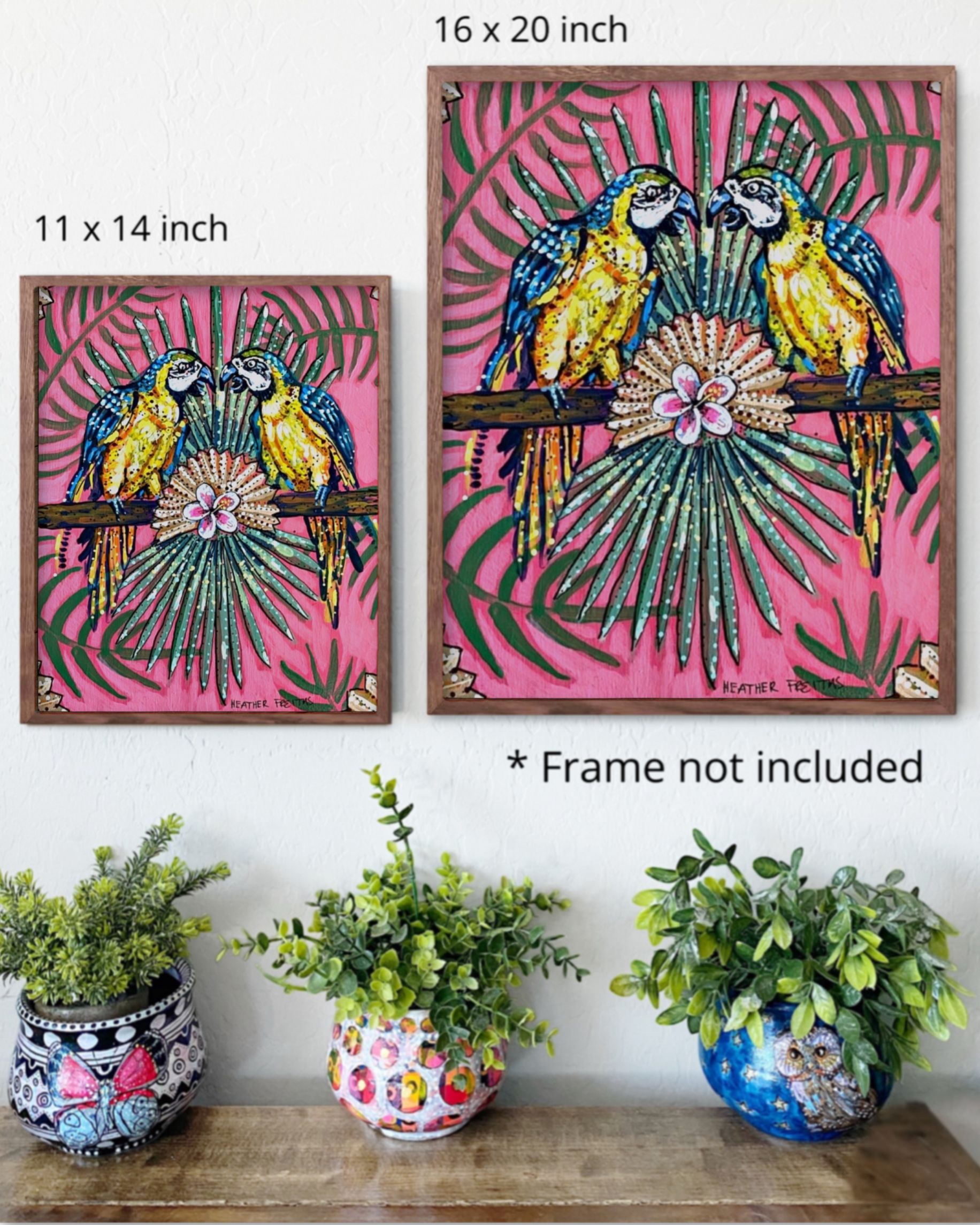 Parrot Paradise Print
